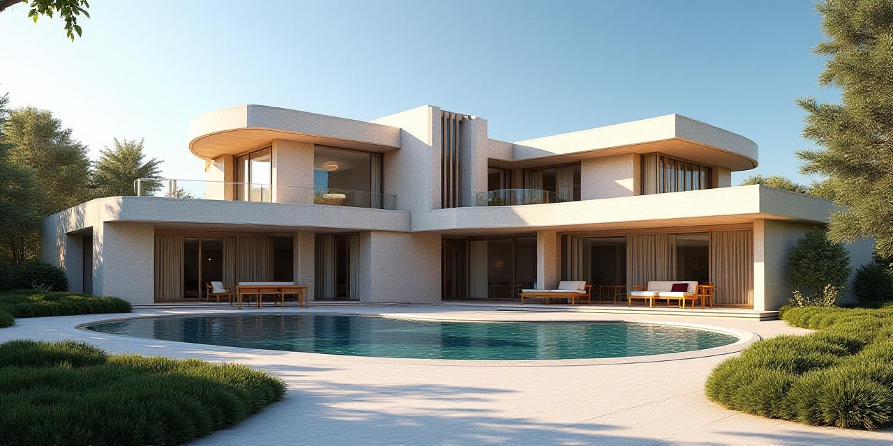 Luksuzna kuća izgrađena u Art Deko stilu od strane DecoDoma